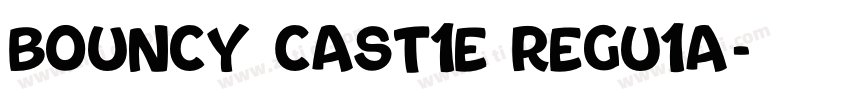 Bouncy Cast1e Regu1a字体转换